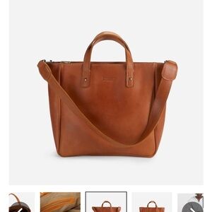Parker Clay Merkato Small Leather zip tote
